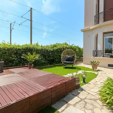 Superb 3br With Ac Sea View Parking And Garden - Benakey * Cannes