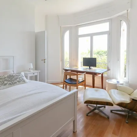 Superb 3br With Ac Sea View Parking And Garden - Benakey * Cannes